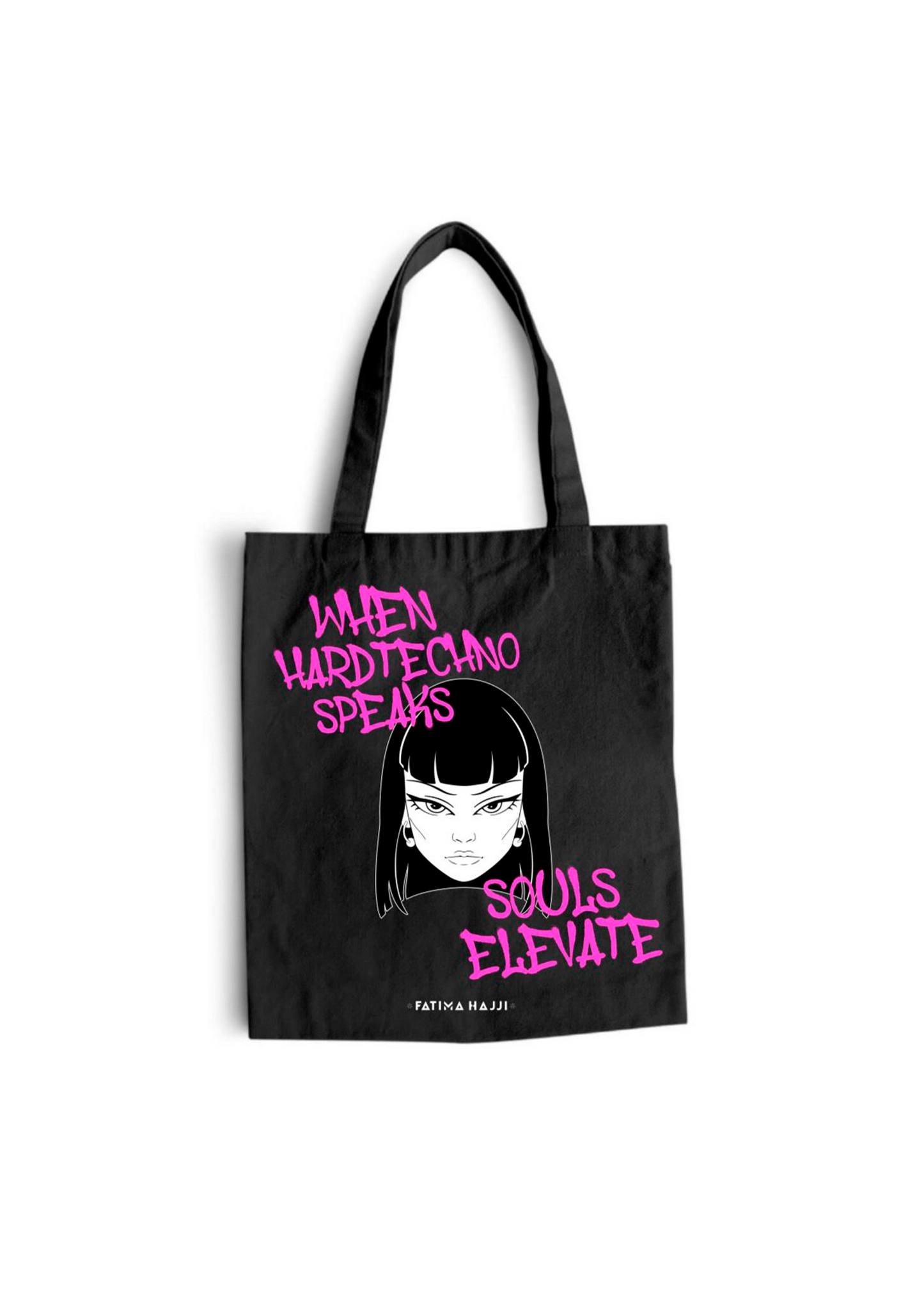 TOTE BAG When Hardtechno Speaks (Pink edition)